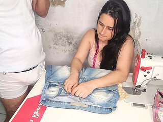 Married Seamstress Cheats On Husband With Big Dick Client - Hardcore Amateur Sex