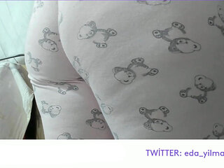 I Masturbated in Pajamas- Doggy in Pajamas- Big Ass- Turkish MILF Porn- Turkish Disclosure- Disclosure