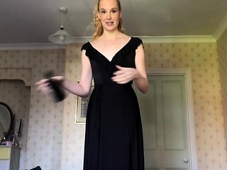 Amateur striptease and Solo masturbation