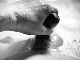 Wanked in the bath