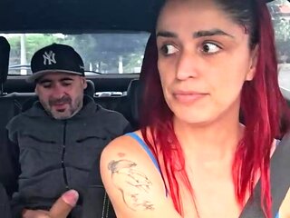 Ride-hailing app driver observes passenger masturbating,