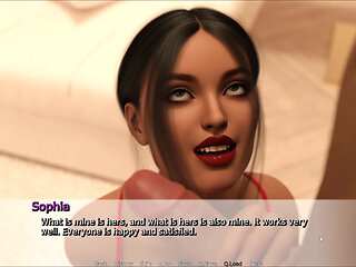 Santa Claus Fucking Three Stepsister's Pussy In A Row Foursome Sex