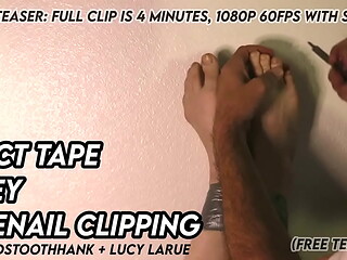 Duct Tape Prey Toenail Clipping