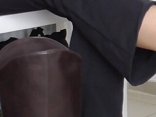 Fusklavendiente Beim Nach Hause Kommen!