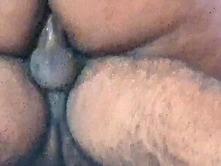 Anal Creampie _ Naughty Believer with a Big Ass Sitting on the Pastor Until His Ass Is Full of Cum