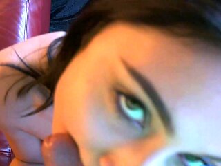 Cute brunette young hookup amateur teen blowjob