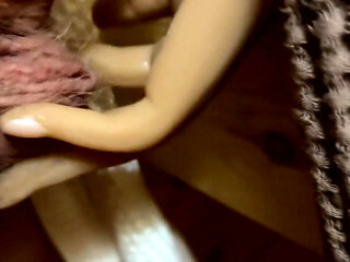 Real Cheating in the Sauna with a Silicone Sex Doll! Cumming Inside! Oral Sex! Homemade!