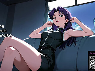 Misato Katauragi from Evangelion- BDSM Slave