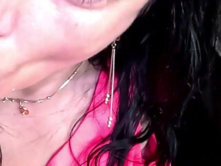 Glossy Downjacket Cum Play. Sloppy BJ, Doggy and Triple Cum on My Ass