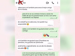 Hot Chat with My Friend's Wife with a Happy Ending