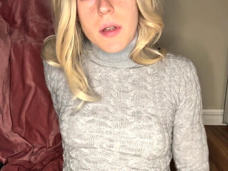 19yo Tiny Transgirl Riding Dick and Cums