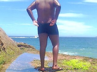 Showing off My Big Body in Rio De Janeiro