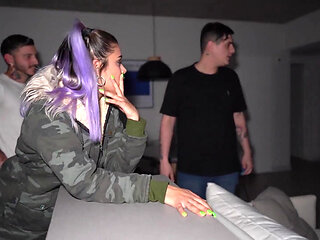 Lights Out! We Wanted to Rent a New Place but We Ended up Fucking Hard