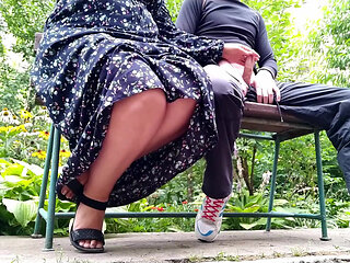 Mature BBW milf trains me before sex