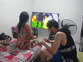 18 year old brunette big saggy tits from New York United States fucking her stepbrother's big dick ohorn