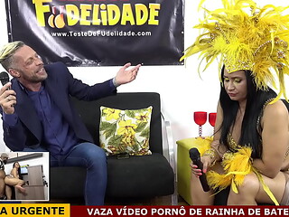 Putaria no carnaval do RJ com musa de escola de samba que teve video intimo vazado