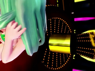 MM3077Sanae Futanari Masturbation Dance