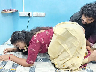 Kerala Girl Blindfolded BDSM Fuck - Skirt & Blouse Hot Sex with Malayali Couple