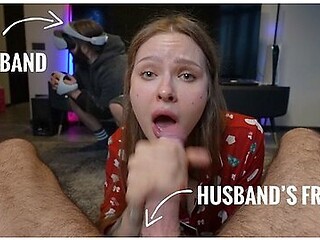 Pov: Wifes Cheating On Husband With His Friend While He Playing Vr With Alexa Poshspicy