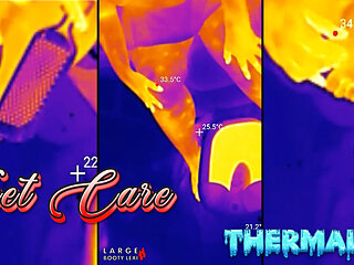 Feet Soles Get Ground, Buffed and Lubed Until Theyre Glossy-fuckable Thermal POV