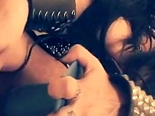 Slave Masturbates with Two Dildos and Then Gets Cum on Her Asshole