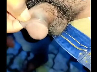 Micro penis femboy pissing and handjob
