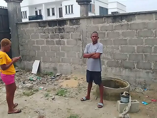 We are outside we want to shoot outside scene in uncompleted building