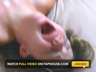 Piledriver Pounding Skinny Blonde Till Ahegao Orgasm