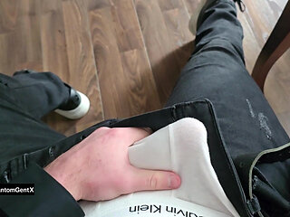 Masked Hunk PhantomGentX Strokes Big Dick with Kinky Dirty Talk - Follow on X: PhantomGentX