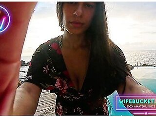 Amateur Milfs By She Gives Head And Rides Cock Against A Beautiful Sunset