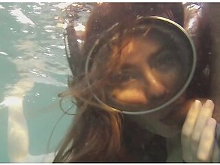 Underwater Booty And Cumshot (in The Ocean)