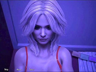 College dorm uncensored cartoon fun with a blonde teen