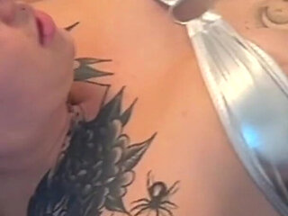 Tatted College Babe Millie Millz & Teddy Tarantino Female Glory Hole