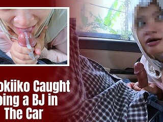 Hijab Girl Cheat with Her Colleague Car and Got Cum In Mouth - Minokiiko