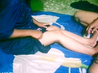 Playing in bed together