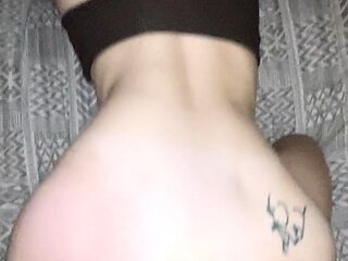 Tight ass brunette amateur Angel Hott