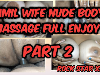 Tamil Wife nude Body massage full Enjoy Part 2