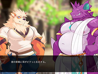 Furry anime fun with big dick action featuring Dryagon072