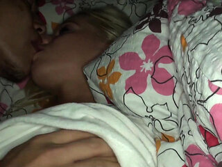 Beautiful Blonde, Shaved Pussy, Fucked In The Dark, Dirty Creampie Finish