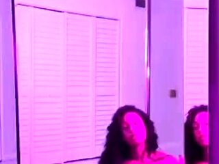 Jasmine Lotus Mirror Play With Dildo