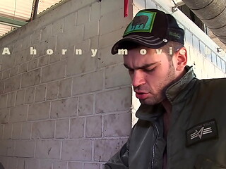 Hung Macho P. Coast breeds Scally Lad in an Army Barrack