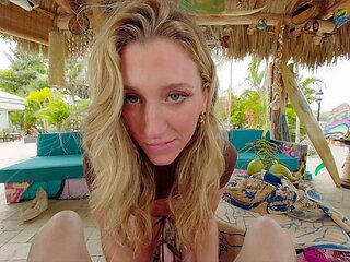 Pretty Brazilian Blonde Gabily Castro Gets Fucked In The Ass