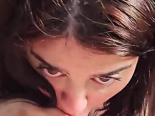 Watch How He Uses Makes Your GF His Toy and Gives Her a Huge Load to Swallow