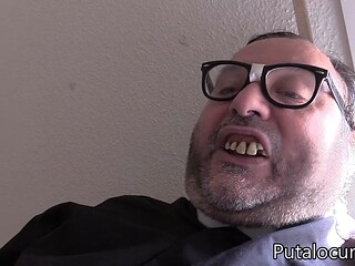 Lesbian Blonde Bitch Blows Ugly Teen