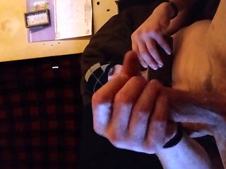 Sunny showing off teasing