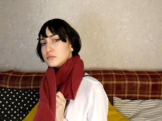 Mikasa Vs Eren: Hungry Girl! Footjob