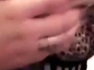 Busty BDSM Milf Babs Lactates on Webcam Solo