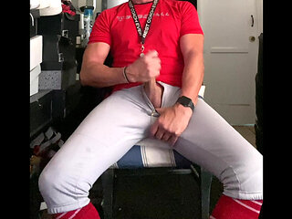 Home From Baseball Practice and Jockdad87 Is Horny