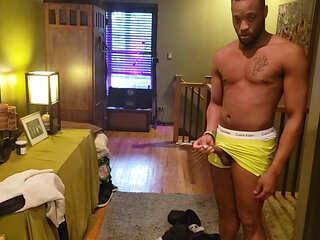 Kennie Jai is taught how to jerk off by bear