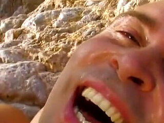 Spanish babe enjoying anal fuck